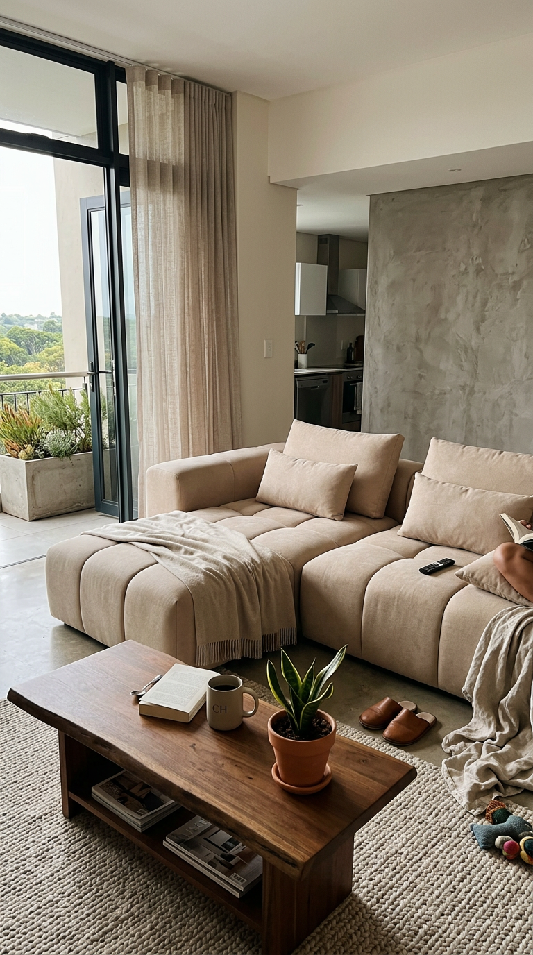 Zara sofa in a CloudHaus styled image